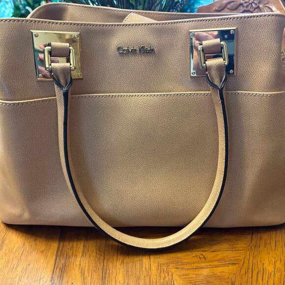 Beige Calvin Klein Handbag - Picture 1 of 6